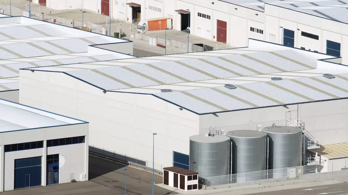 Manufacturing Facility Roofing | corporate campus, Siemens, Albemarle